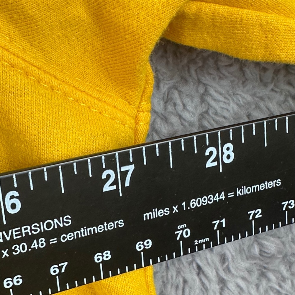 NFL Team Apparel Pittsburgh Steelers Hoodie Mens 2XL Gold Pullover DA61 2015 - Picture 4 of 8